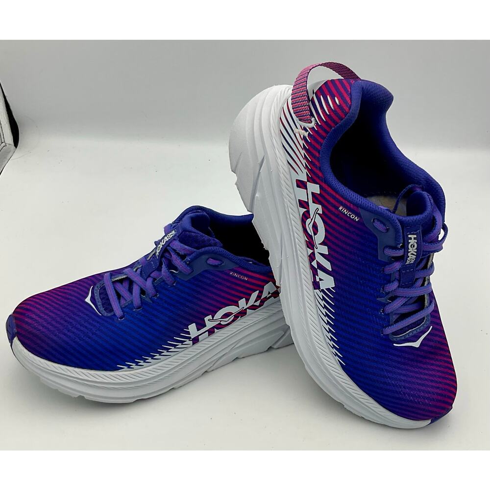 HOKA ONE ONE Rincon 2 Sz 8.5 Blue/Artic Ice Running Shoe - Picture 4 of 8